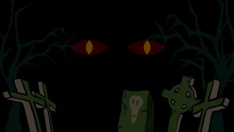 Devil eyes Stock Footage 74406360