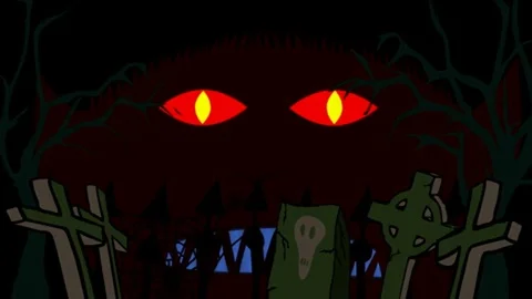 Devil eyes Stock Footage 74406373