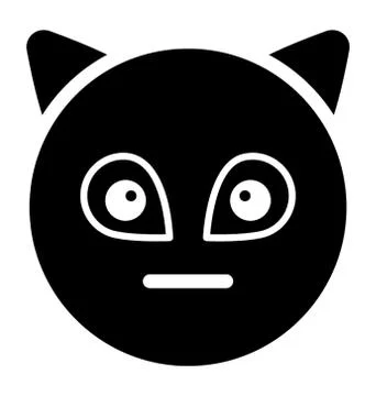 Devil Face Emoji Stock Illustration