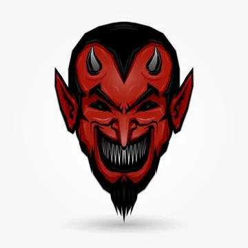 Devil face Stock Illustration