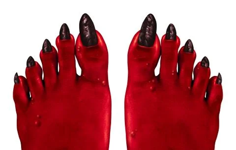Devil feet Иллюстрация