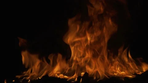 Devil flame, hell concept. Fire flame texture. Blaze flames overlay background. Stock Footage 172110883