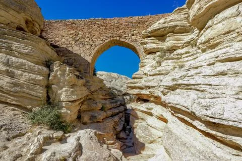 Devil Gate Bridge Konya Sille Old Village Stock Photos
