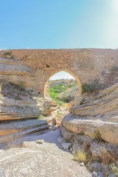 Devil Gate Bridge Konya Sille Old Village Stock Photos