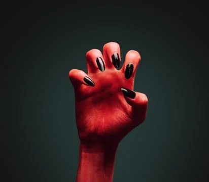 Devil hand Stock Photos