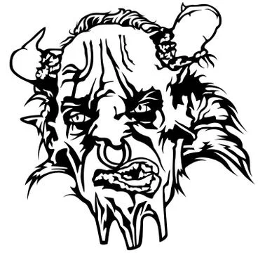 Devil Head Stock Illustration