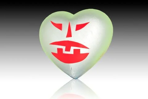 Devil heart. Stock Illustration
