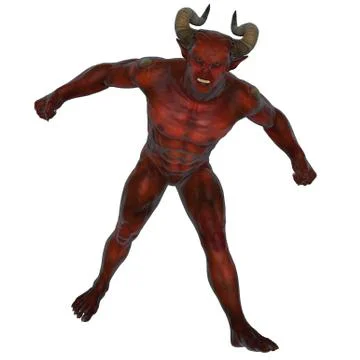 Devil from the hell Stock Illustration