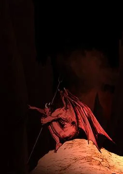 Devil of Hell Stock Illustration
