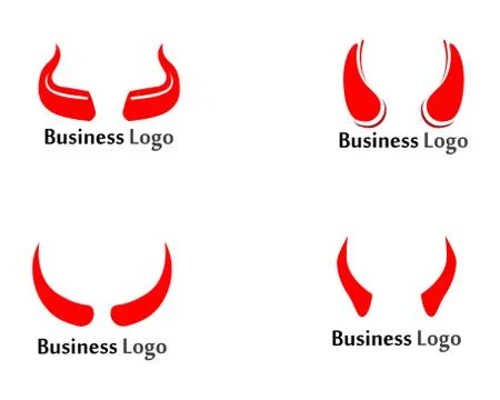 Devil horn Vector icon design illustration Template Stock Illustration