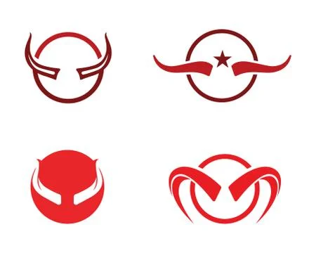 Devil horn Vector icon design illustration Template Stock Illustration