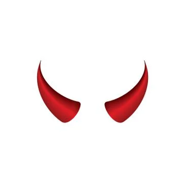 Devil horn Vector icon design Stock Illustration