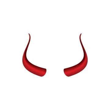 Devil horn Vector icon design 스톡 일러스트