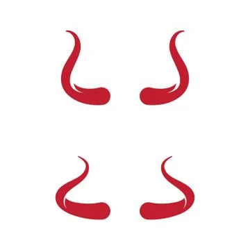 Devil horn Vector icon design Stock Illustration