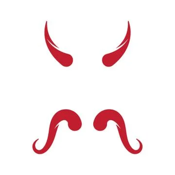Devil horn Vector icon design Stock Illustration