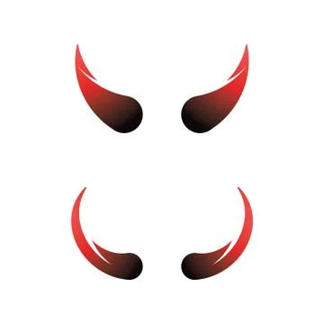 Devil horn Vector icon design Stock Illustration