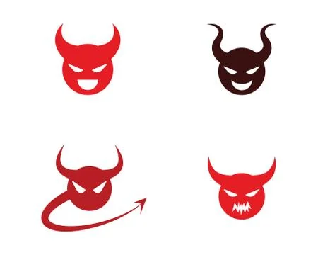 Devil horn Vector icon design 스톡 일러스트