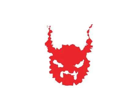 Devil horn Vector icon design 스톡 일러스트