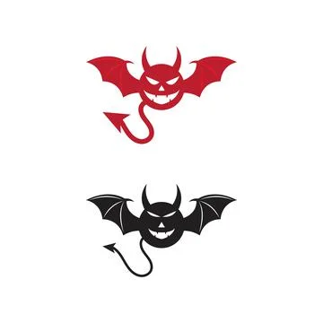 Devil horn Vector icon design illustration Stockillustratie