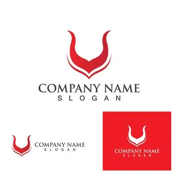 Devil horn Vector icon design illustration Template Stock Illustration