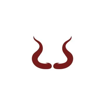 Devil horn Vector icon Stock Illustration