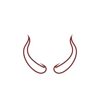 Devil horn Vector icon Stock Illustration