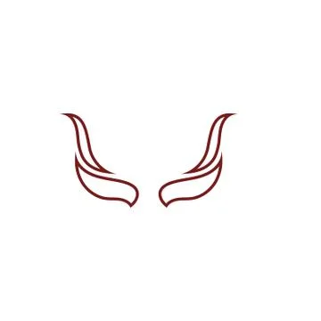 Devil horn Vector icon Stock Illustration