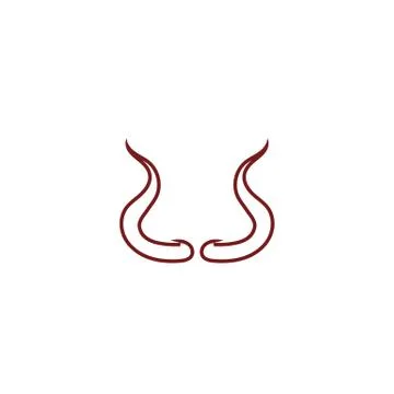 Devil horn Vector icon Stock Illustration