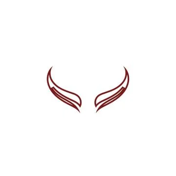 Devil horn Vector icon Stock Illustration