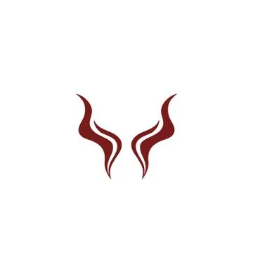 Devil horn Vector icon Illustrazione stock