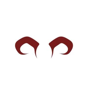 Devil horn Vector icon Stock Illustration