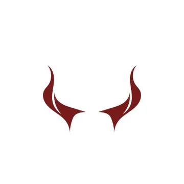 Devil horn Vector icon Stock Illustration