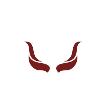 Devil horn Vector icon Stock Illustration