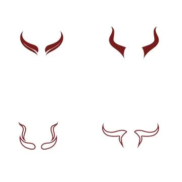 Devil horn Vector icon Stock Illustration