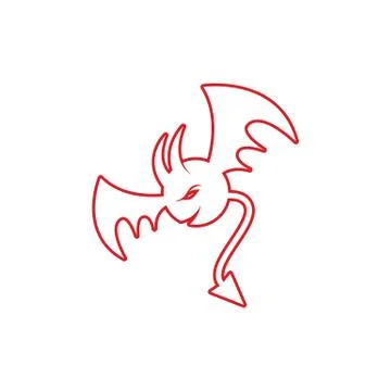 Devil horn Vector icon Stock Illustration