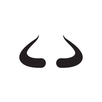 Devil horn Vector icon Stock Illustration