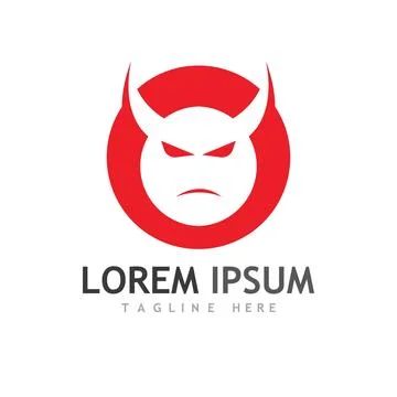 Devil horn Vector icon Illustrazione stock