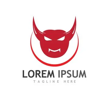 Devil horn Vector icon Illustrazione stock