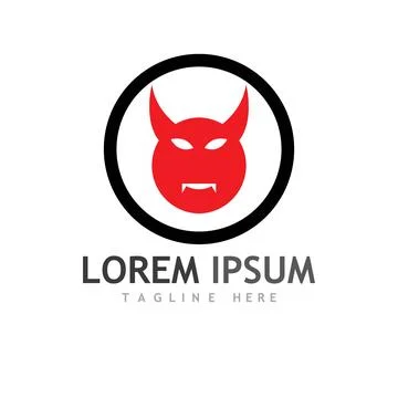 Devil horn Vector icon Illustrazione stock