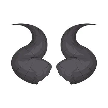 Devil horns illustration Stock Illustration