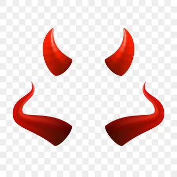 Devil horns video chat face vector icon Illustrazione stock