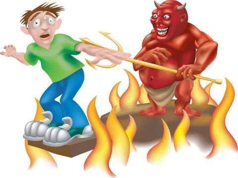 Devil illustration Stock Illustration
