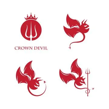 Devil ilustration vector 스톡 일러스트