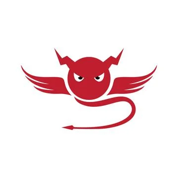 Devil ilustration vector Illustrazione stock