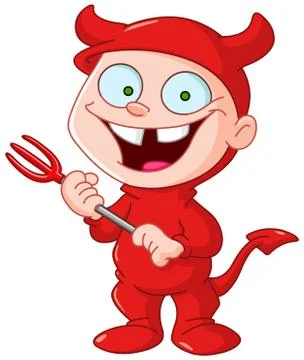 Devil kid Stock Illustration