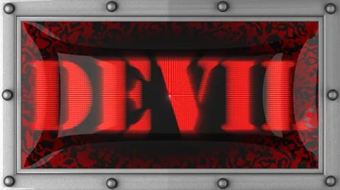 Devil on led Видео 8694441