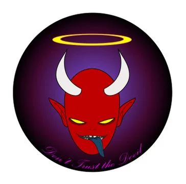 The Devil Logo Stock Illustration