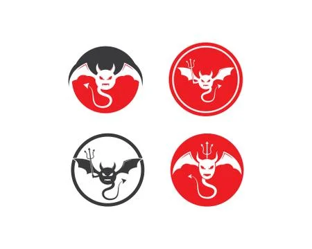 Devil logo vector 스톡 일러스트