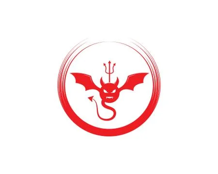 Devil logo vector Stock Illustration