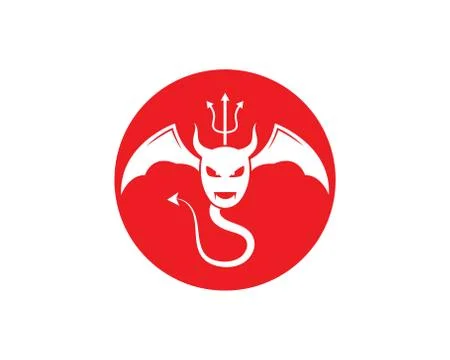 Devil logo vector Stock Illustration